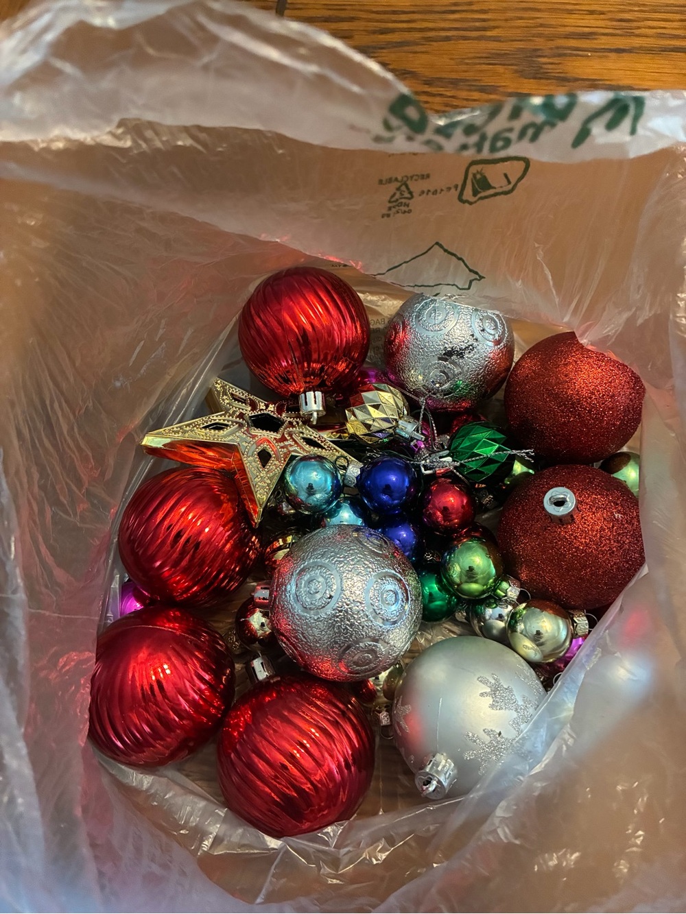 Mixed Holiday Ornament Collection - Red & Silver Decorative Baubles